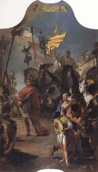 Giambattista Tiepolo The Triumph of Marius Sweden oil painting art